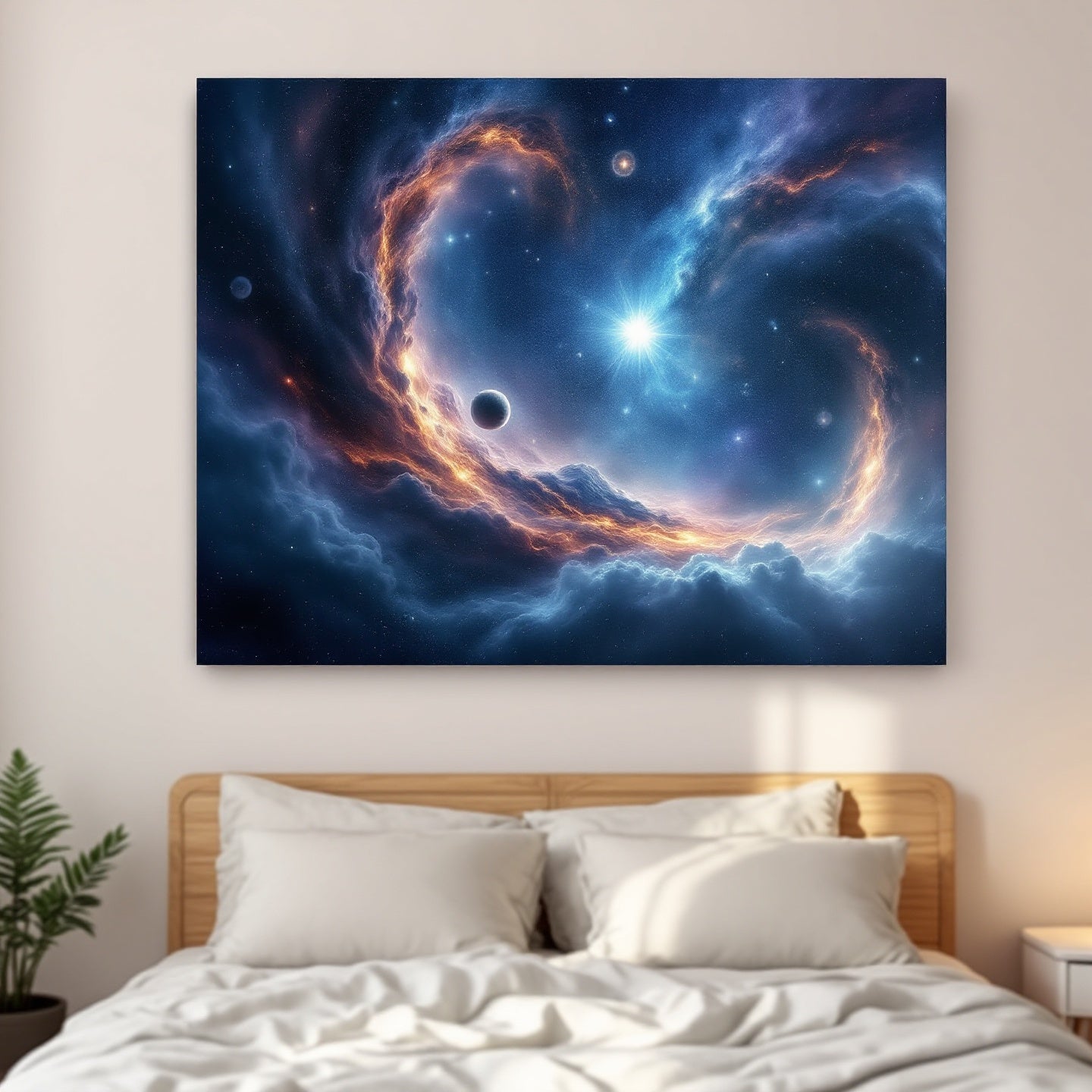 Cosmic Space Dreamscape — Original Digital Wall Art (HOJ-MRKAXIDR-84PA)