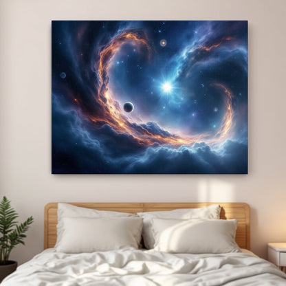 Cosmic Space Dreamscape — Original Digital Wall Art (HOJ-MRKAXIDR-84PA)