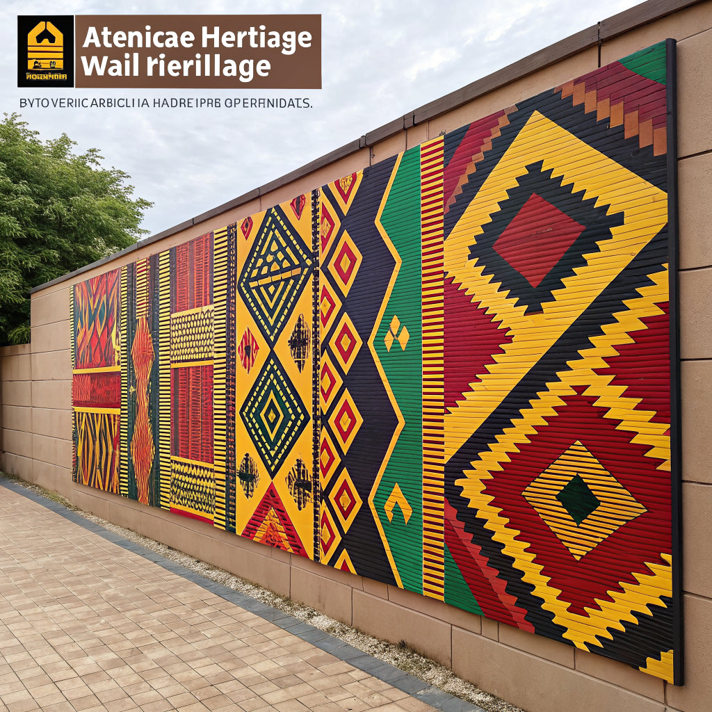 Afrocentric Kente Heritage — Original Digital Wall Art (HOJ-MREOEHNR-K0OJ)