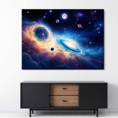 Cosmic Space Dreamscape — Original Digital Wall Art (HOJ-MRJNREH6-UNIL)