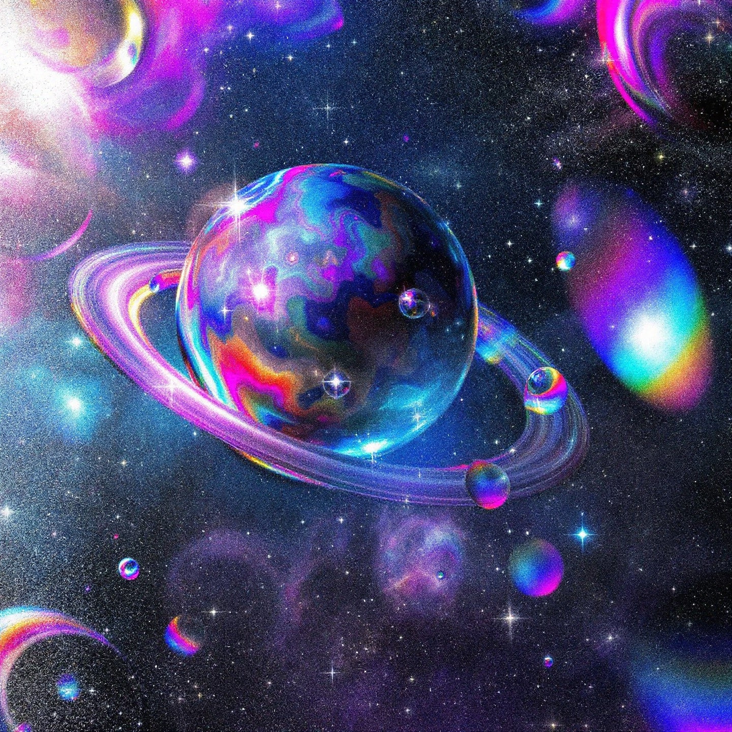 Cosmic Space Dreamscape — Original Digital Wall Art (HOJ-MRJNC389-HLR5)