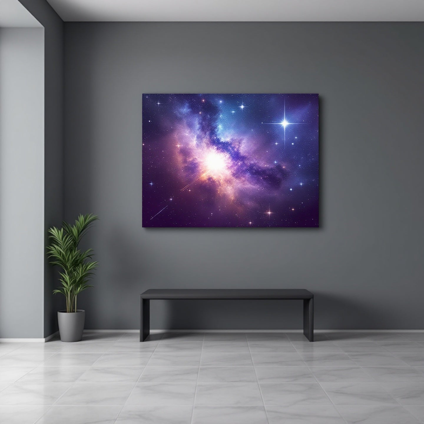 Cosmic Space Dreamscape — Original Digital Wall Art (HOJ-MRJNREH6-UNIL)