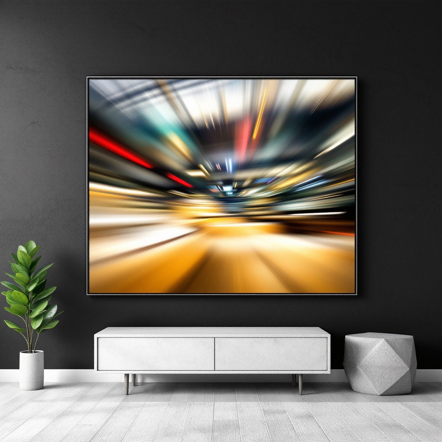 Skate Park Motion Blur — Original Digital Wall Art (HOJ-MRJNPYSF-YAU6)