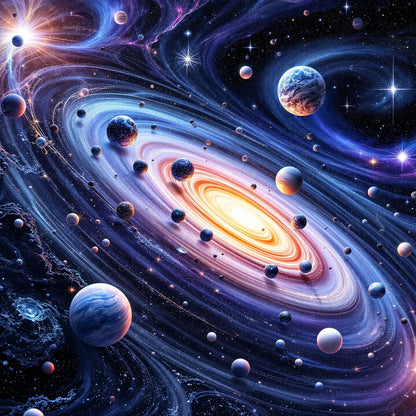 Cosmic Space Dreamscape — Original Digital Wall Art (HOJ-MRJNC389-HLR5)