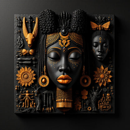 Afrocentric Sankofa Wisdom — Original Digital Wall Art (HOJ-MRG3TDF8-DWFK)