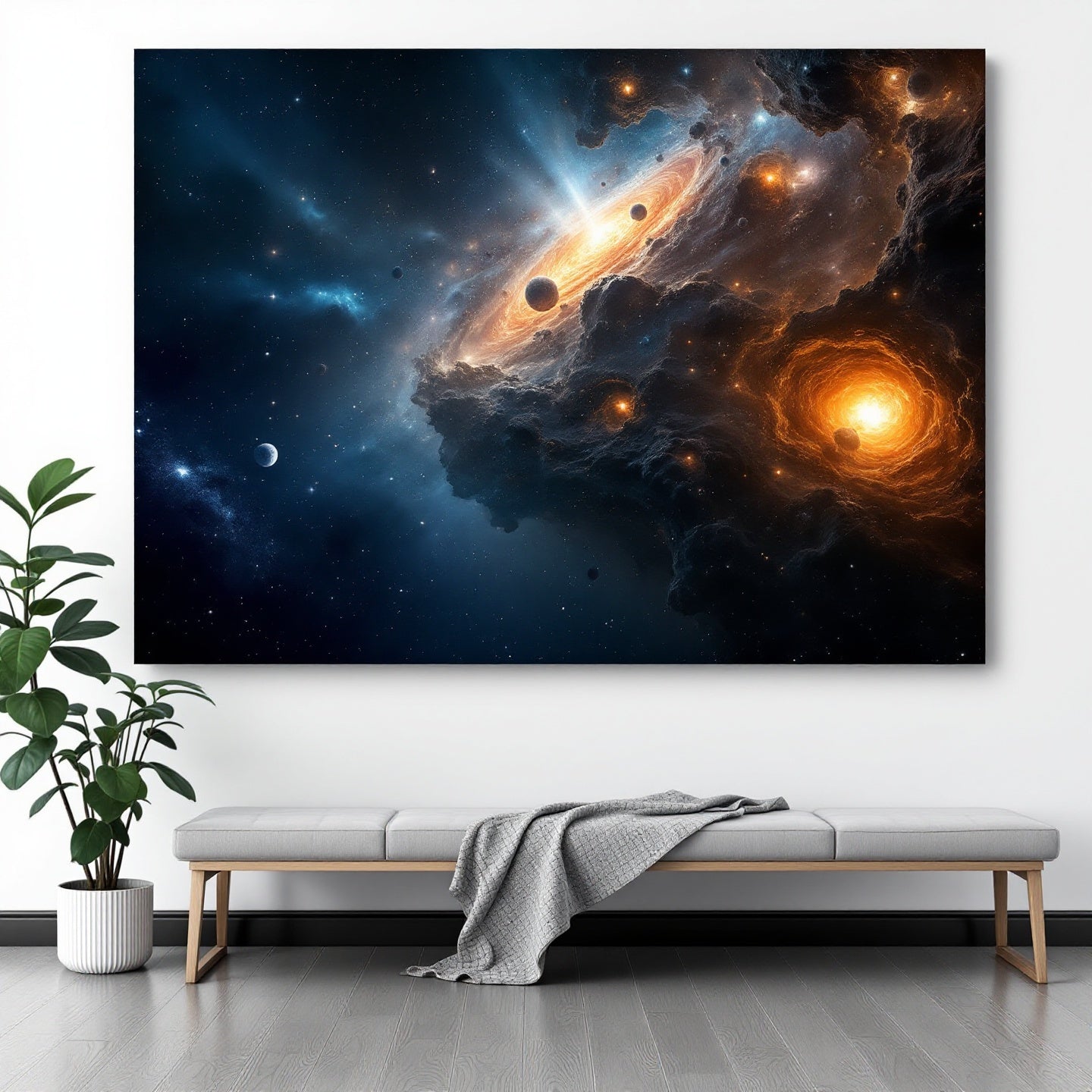 Cosmic Space Dreamscape — Original Digital Wall Art (HOJ-MRKAXIDR-84PA)