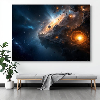 Cosmic Space Dreamscape — Original Digital Wall Art (HOJ-MRKAXIDR-84PA)