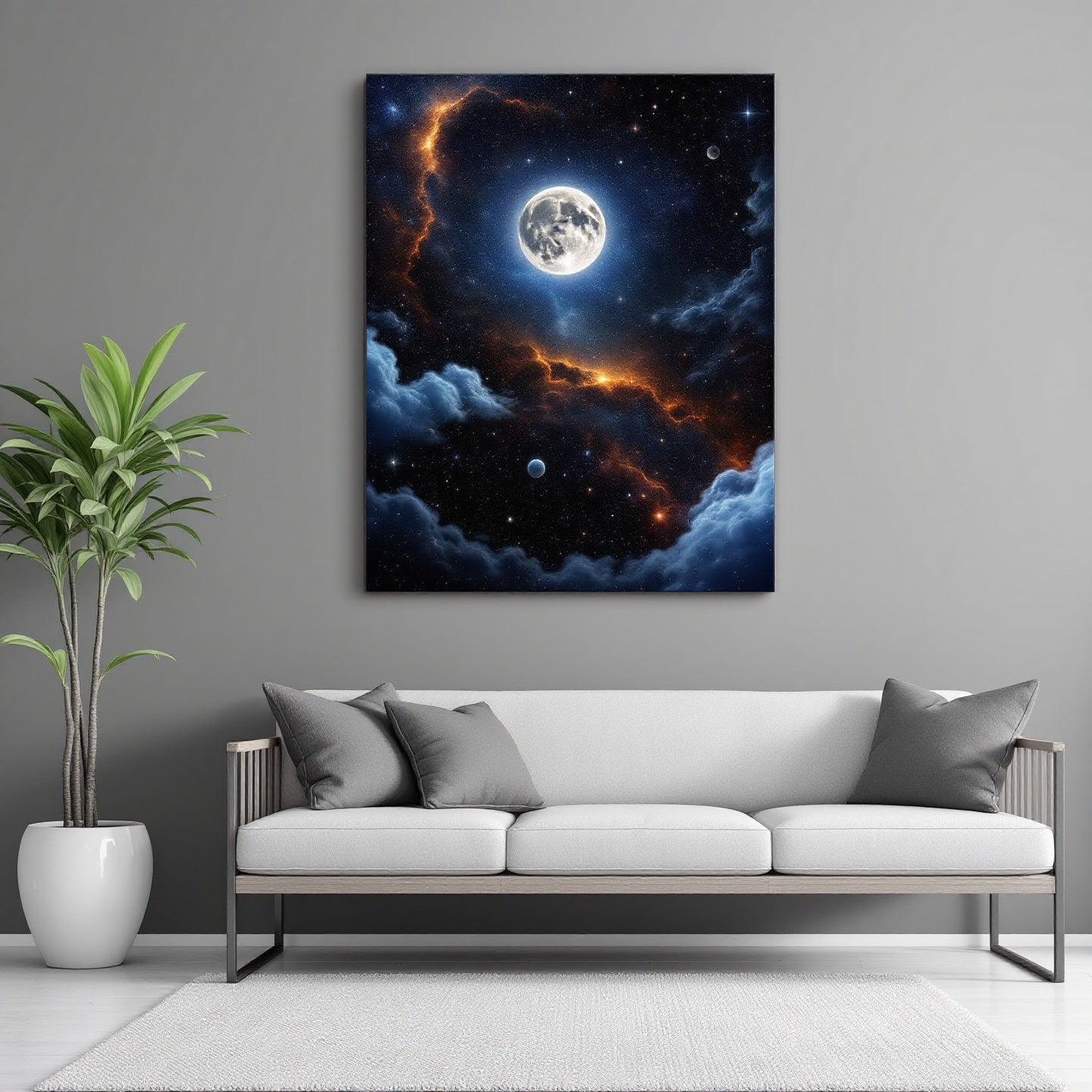 Cosmic Space Dreamscape — Original Digital Wall Art (HOJ-MRKAXIDR-84PA)