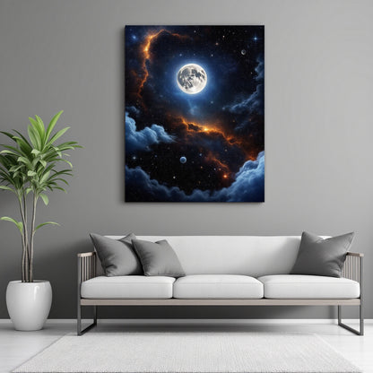 Cosmic Space Dreamscape — Original Digital Wall Art (HOJ-MRKAXIDR-84PA)
