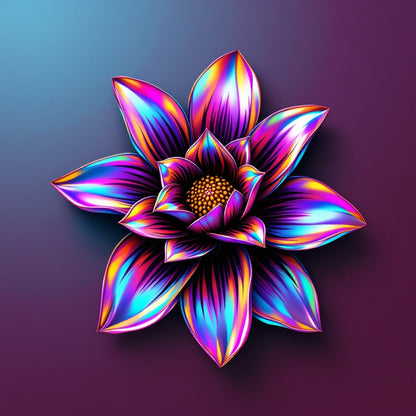 Afrocentric Ankara Bloom — Original Digital Wall Art (HOJ-MRG3U9YK-M8IF)