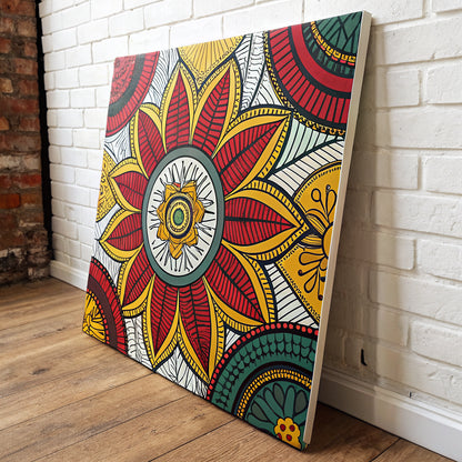 Afrocentric Ankara Bloom — Original Digital Wall Art (HOJ-MRG3U9YK-M8IF)