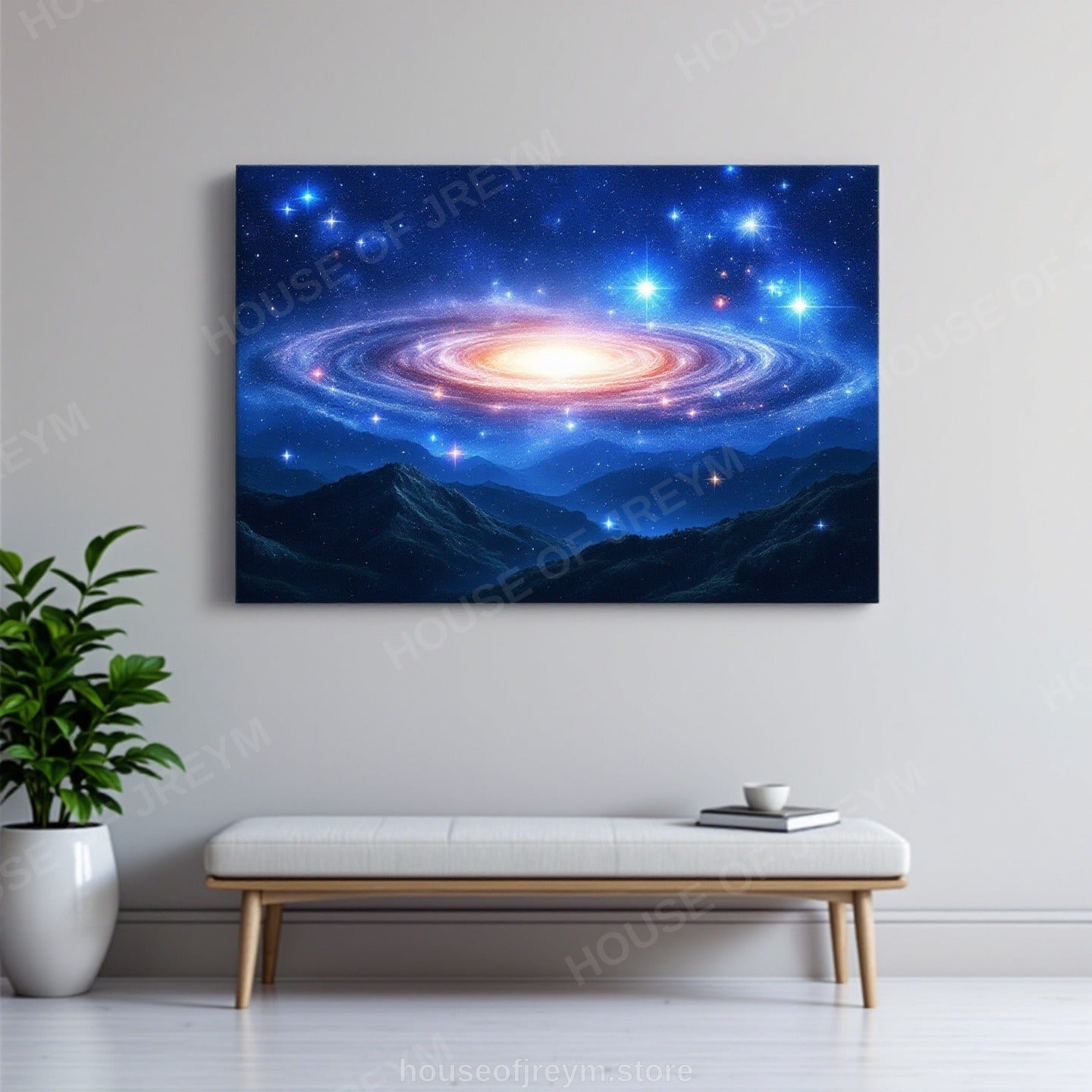 Cosmic Space Dreamscape — Original Digital Wall Art (HOJ-MRQ3YNO2-9VJA)