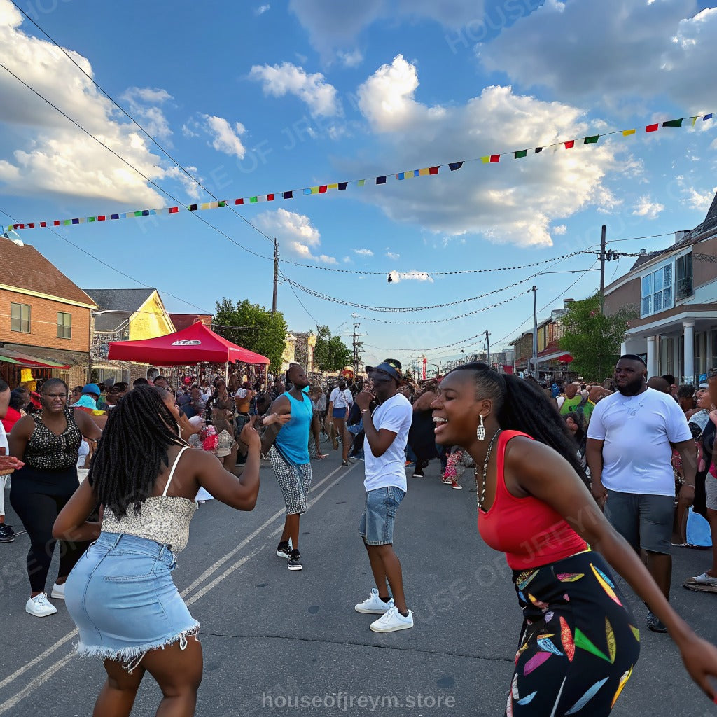 deep symbolic Black Love — unique summer block party edition — Original Digital Wall Art (HOJ-MRRBU46X-MPUV)