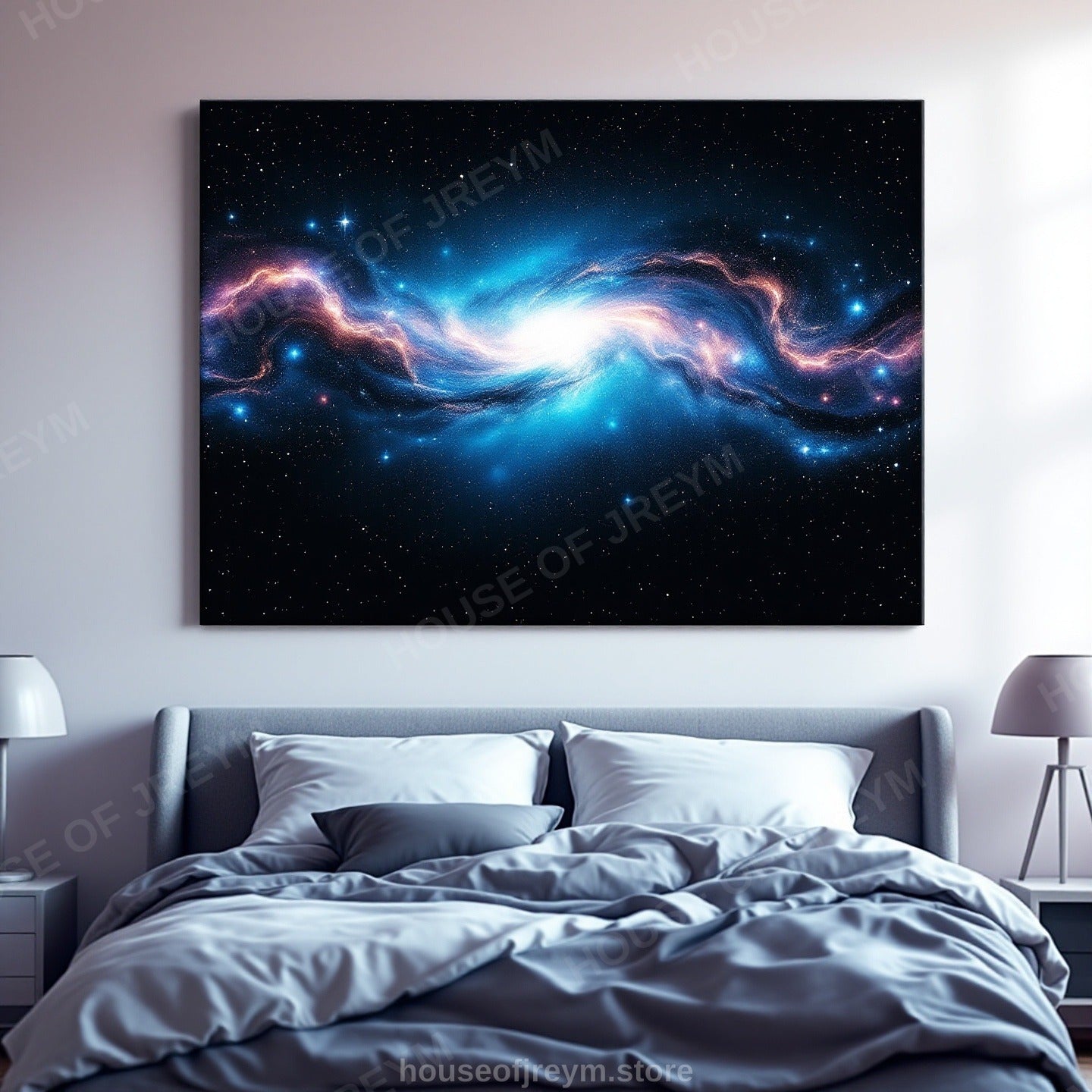 Cosmic Space Dreamscape — Original Digital Wall Art (HOJ-MRQ3YNO2-9VJA)