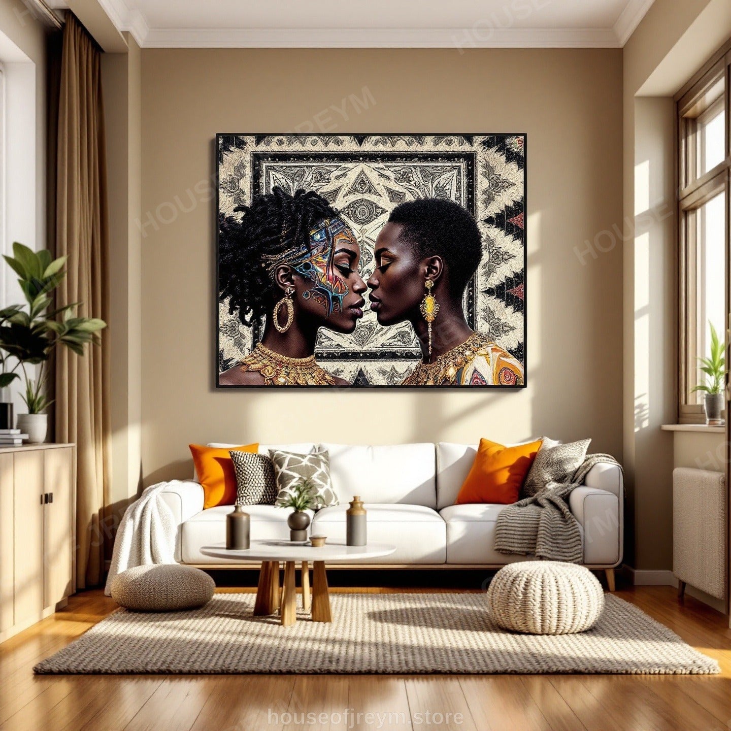 deep symbolic Kente Heritage — unique summer block party edition — Original Digital Wall Art (HOJ-MRPWE9MC-ULPF)