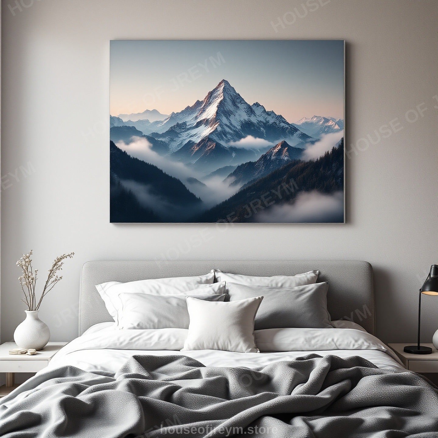 Mountain Hiking Adventure Vibe — Original Digital Wall Art (HOJ-MRP7OLIT-77DU)