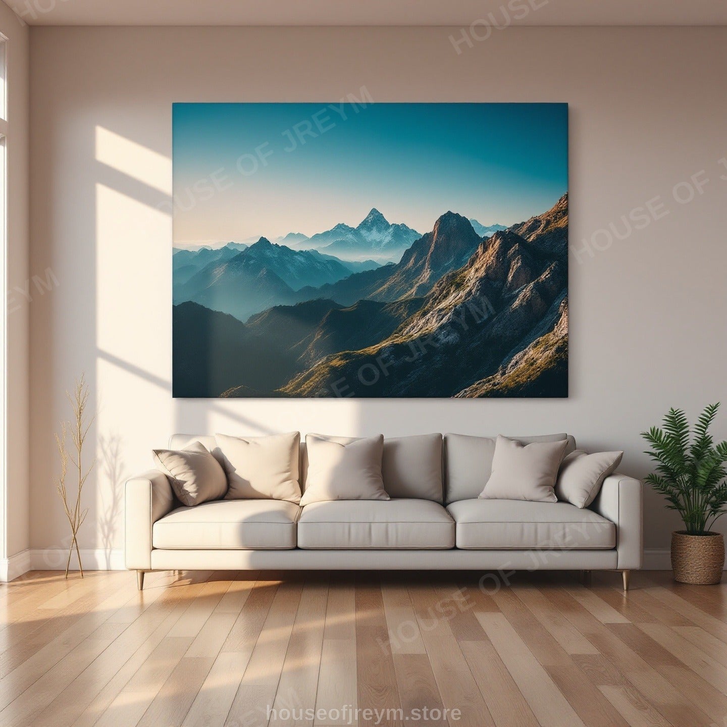 Mountain Hiking Adventure Vibe — Original Digital Wall Art (HOJ-MRPR4LHB-XWP6)
