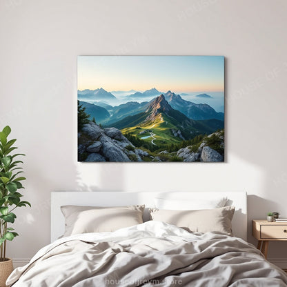 Mountain Hiking Adventure Vibe — Original Digital Wall Art (HOJ-MRP5N0QT-2CIN)