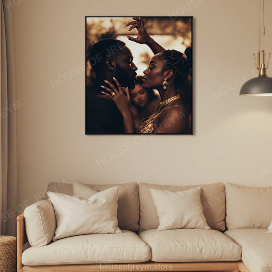 deep symbolic Black Love — unique summer block party edition — Original Digital Wall Art (HOJ-MRQ4YWOB-KMY0)