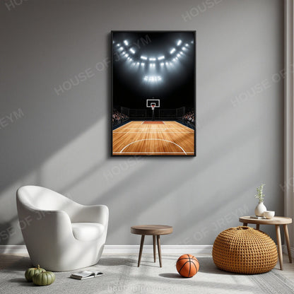 Basketball Court Legends — Original Digital Wall Art (HOJ-MRP5OUK1-7WSZ)