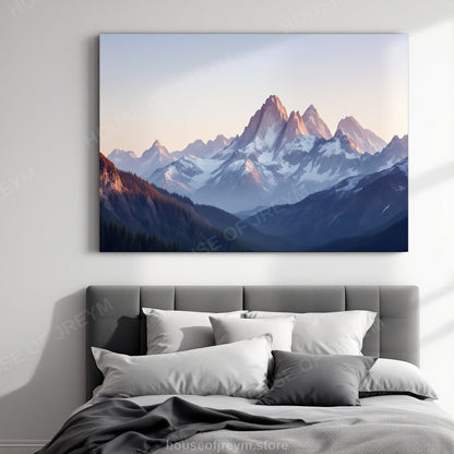 Mountain Hiking Adventure Vibe — Original Digital Wall Art (HOJ-MRQ0SNBF-TD25)