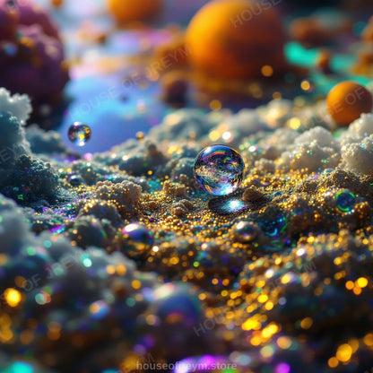 Cosmic Space Dreamscape — Original Digital Wall Art (HOJ-MRQ3YNO2-9VJA)