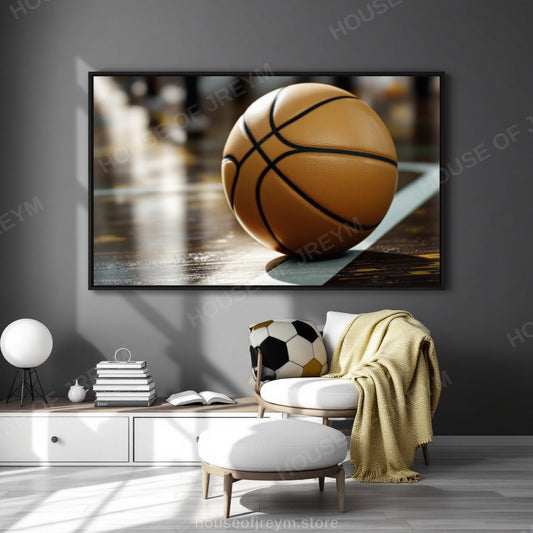 Basketball Court Legends — Original Digital Wall Art (HOJ-MRP7QH2F-R0L3)